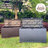 EHHLY 121 Gallon Outdoor Storage Box Large, Lockable Outside Storage Containers Waterproof Patio Cushions Storage Deck Boxes, Rattan Plastic Garden Hose Storage Boxes Resin Pool Storage Bins-102731334