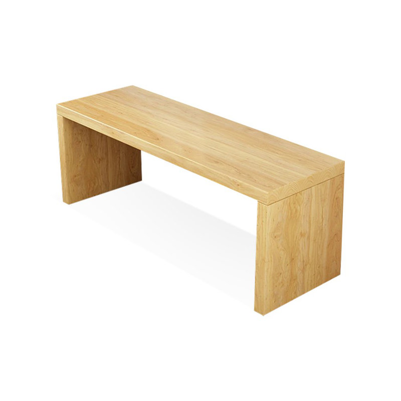 Bureaux rectangulaires en bois massif Burlywood, H 29,53 po x l 70,87 po x P 23,62 po