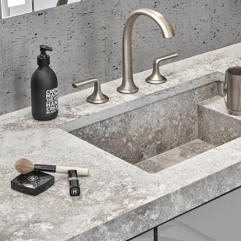 Script™ Sink Faucet, Arch Spout, Chrome, Cross Handle