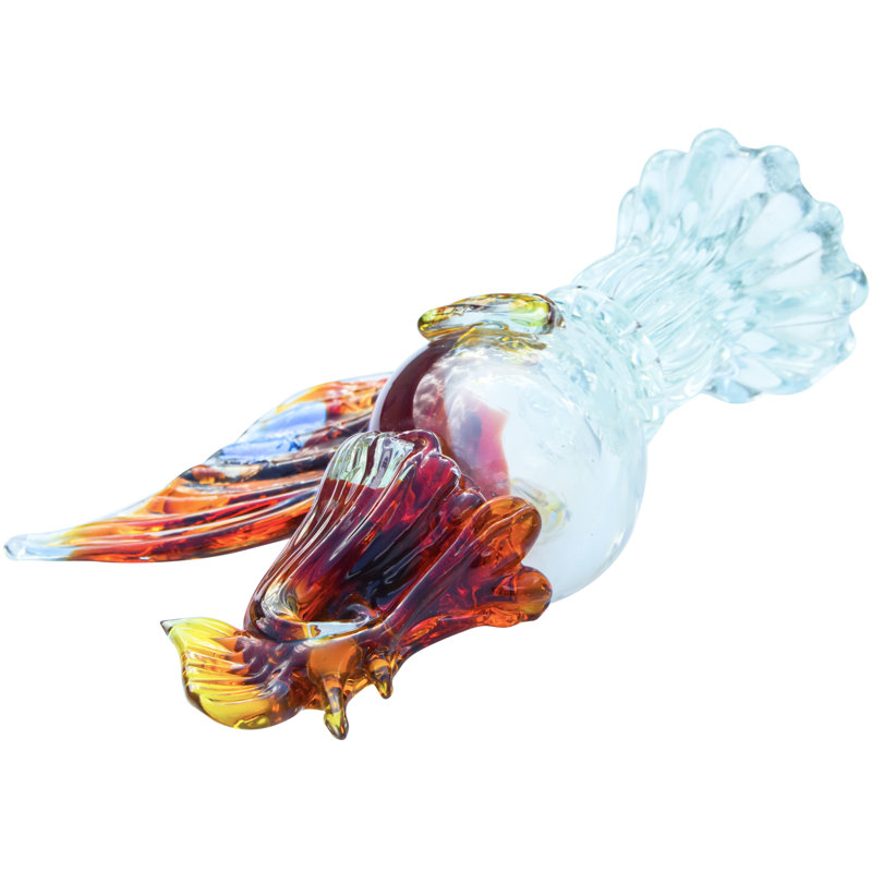 Alfredo Barbini Murano Roaster Figurine