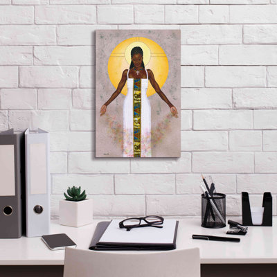 Bungalow Rose «Her Peace» par Alonzo Saunders, estampe numérique sur toile