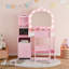 Coiffeuse pour enfants, ensemble de coiffeuse avec miroir et fauteuil-114357219