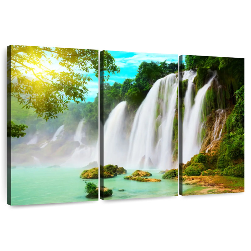 Cascades d'Alvord Detian, H 28 po x l 45 po