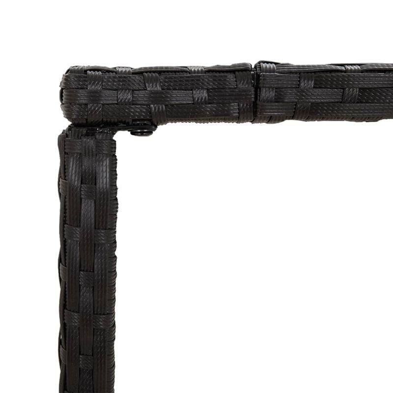 Cott Bar Set with Stools, Black
