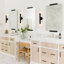 Barre de salle de bain simple à 2 lumières pour salle de bain-1353108872