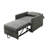 36 In. Polyester Twin Size Sofa Bed-486540084