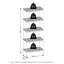 Canika Stainless Steel Storage Rack-677661748-677661737