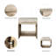 Ensemble de meuble-lavabo mural simple 24 po avec miroir Leopoldo-889170305