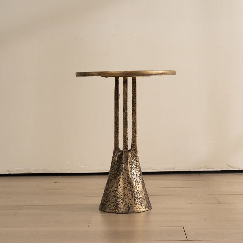 Round End Table, 22.05" H x 15.75" L x 15.75" W