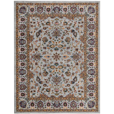 Tapis traditionnel gris Artez