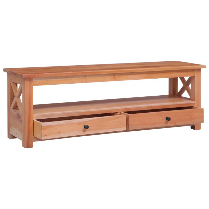 Hinkson Unfinished TV Stand for TVs up to 50", Natural