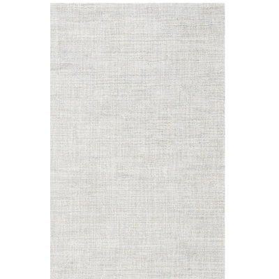 Brandais Natural Fiber Hand Loomed Jute/Cotton Rug in Light Blue