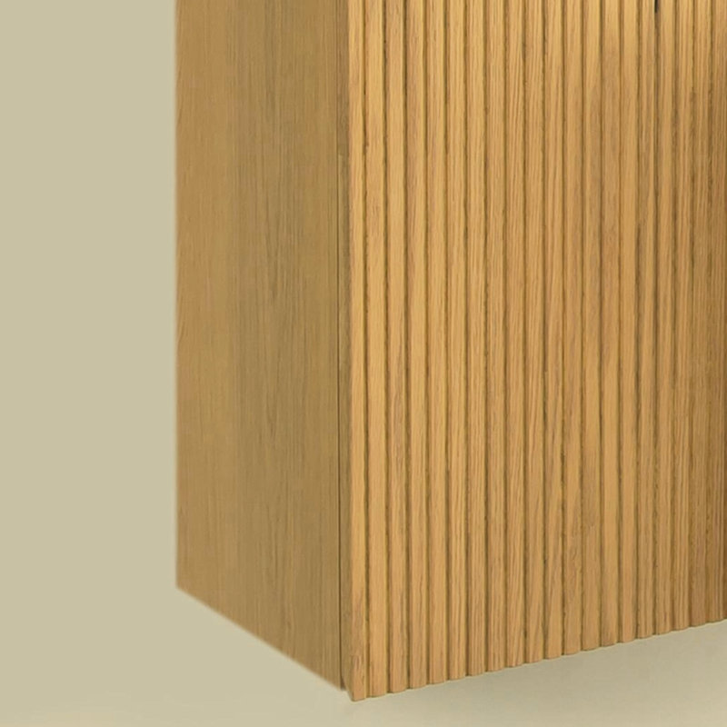 Armoire de rangement murale pour salle de bain 23 po - Grain de chêne étroit et pratique