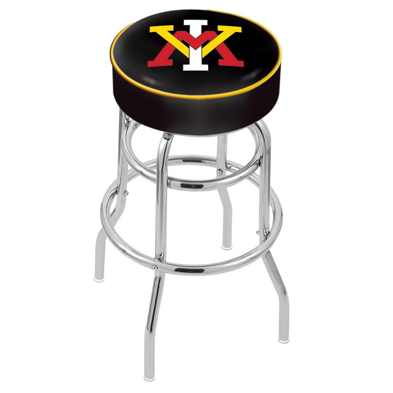 Tabouret de bar et de comptoir pivotant NCAA, Tabouret de comptoir (siège à 25 po de hauteur, Virginia Military Institute
