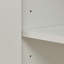 Buffet de salon 68 po, armoire de rangement multifonctionnelle, couleur blanche, pour chambre à coucher, bureau, console 66 po, L 23,7 po x l 15 po H 68 po, rangement 68