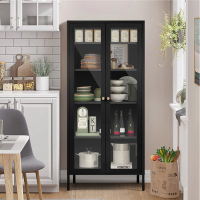 Dalziel 27.6'' Wide 4 - Shelf Storage Cabinet