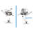 6'' Dimmable LED Retrofit Recessed Lighting Kit-50034459-50034458-50034457