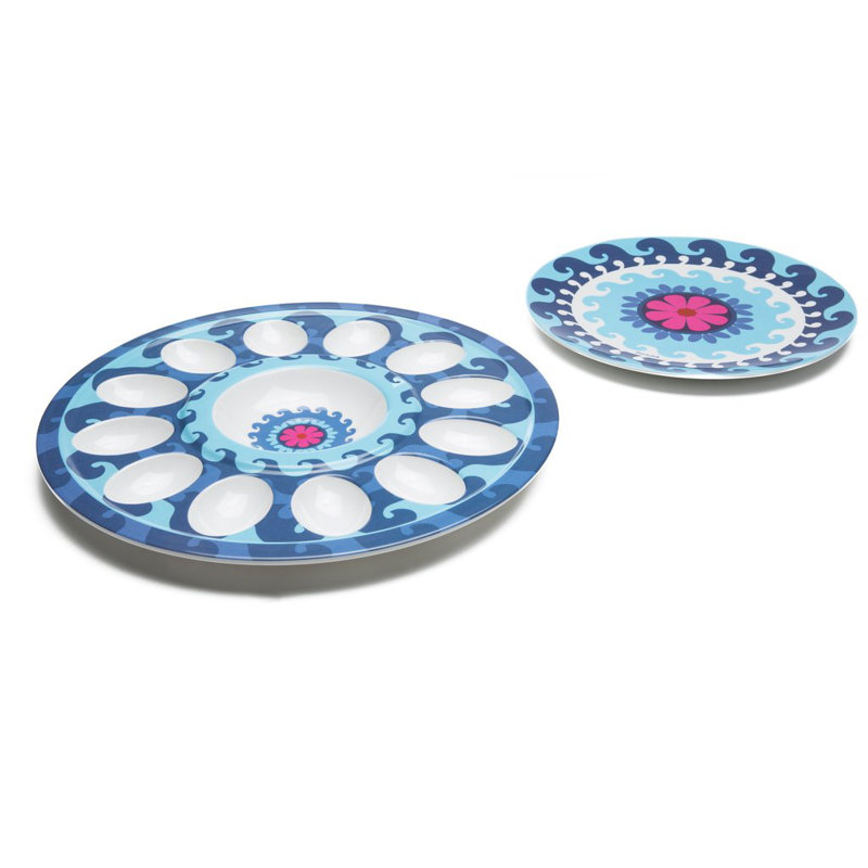 French Bull Melamine Egg Platter