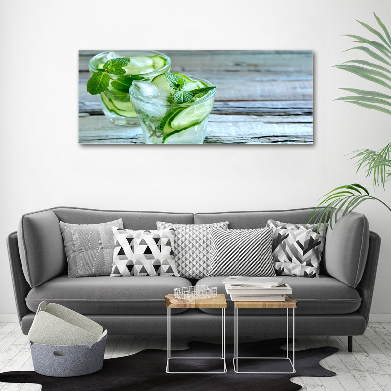 Cucumber Water - Wrapped Canvas Print