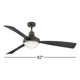 Cascade 62'' 3 Blade Ceiling Fan with LED Light Kit