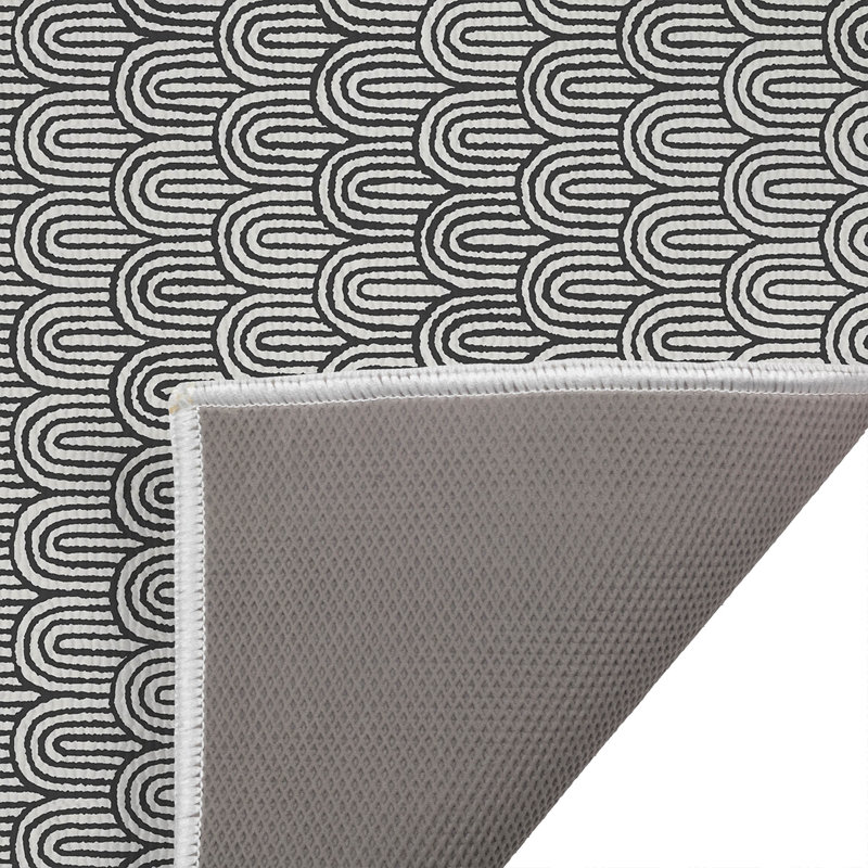 Paillasson Rolling Hills, L 17 po x L 24 po, Ivoire/gris anthracite