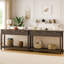 Console moderne 51 pouces avec 3 tiroirs en bois, une entrée mince et une table de canapé derrière le salon, le couloir et le vestibule, décor de maison de campagne-725395962
