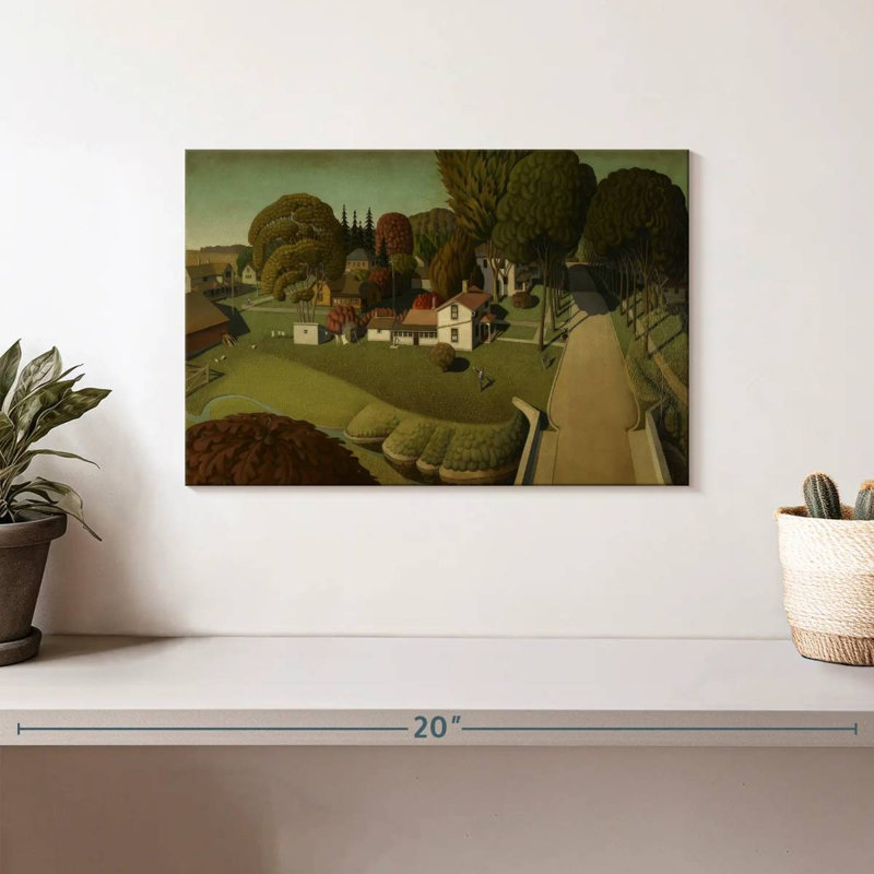 Alvord The Birthplace Of Herbert Hoover, 8" H x 12" W
