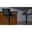 Tabourets de bar pivotants réglables, tabouret de bar à hauteur de comptoir avec repose-pieds, chaises de bar modernes en cuir synthétique pour îlot de cuisine, salle à manger, brun (ensemble de 2)-482784142-482784139
