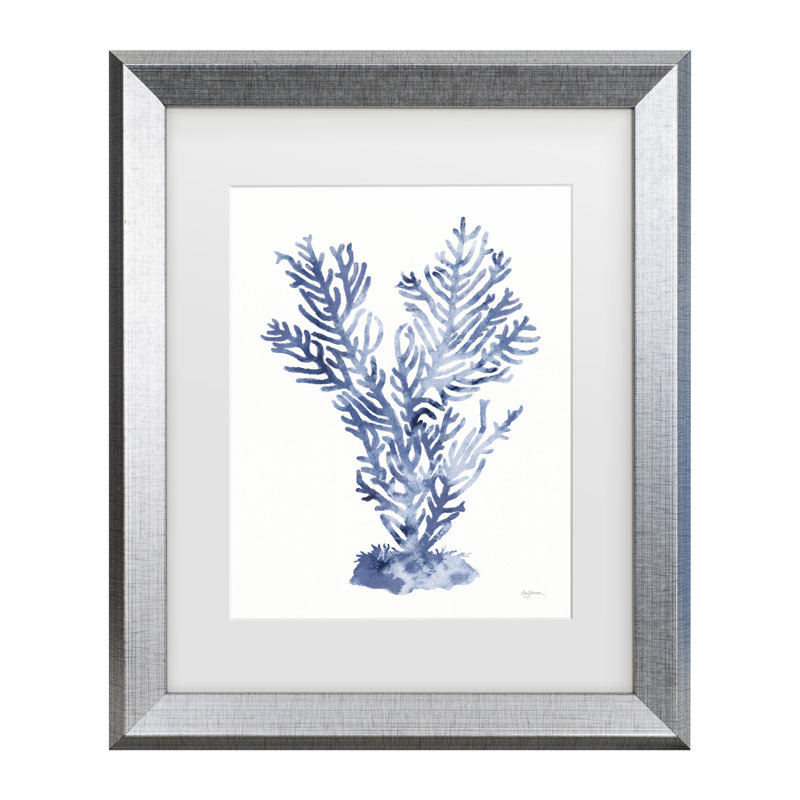 Art encadré Mary Mary Shibori Coral I