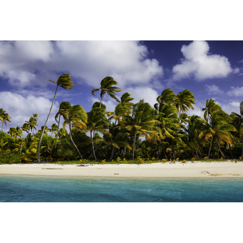 Lagon tropical Aitutaki par Simonbradfield, H 8 po x l 12 po