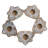  Rustic Wooden Tea Light Holder Handmade 4x5 Candle Stand, Natural Stain Finish for Elegant Home Décor-(Pack Of-2)-22517008