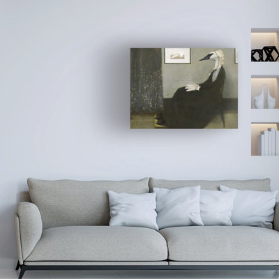 Art mural sur toile tendue - «Whistling Mom» par John Hovenstine pour décoration de salon, de chambre à coucher ou de bureau - 18 x 24