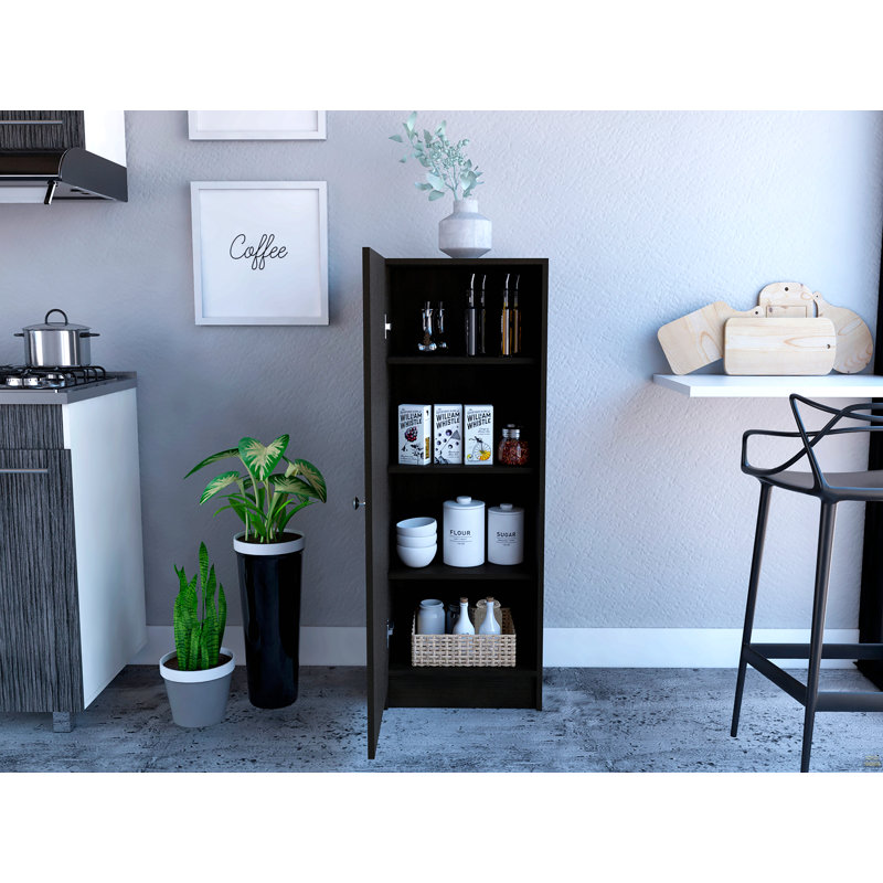 Rectangle Pantry Cabinet, Wenge