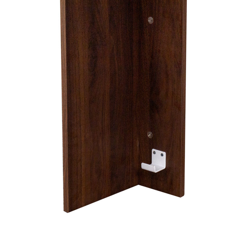Uriel 2-in-1 Extendable Console & Dining Table with Wooden Frame, Walnut