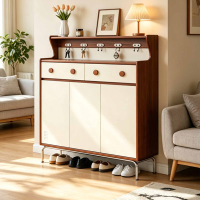 French style practical storage shoe cabinet