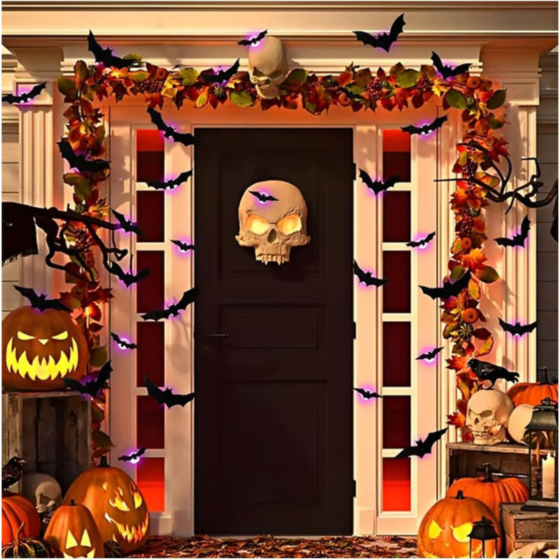 Polyvinyl Chloride (PVC) Wall Mounted Halloween Outdoor Decoration