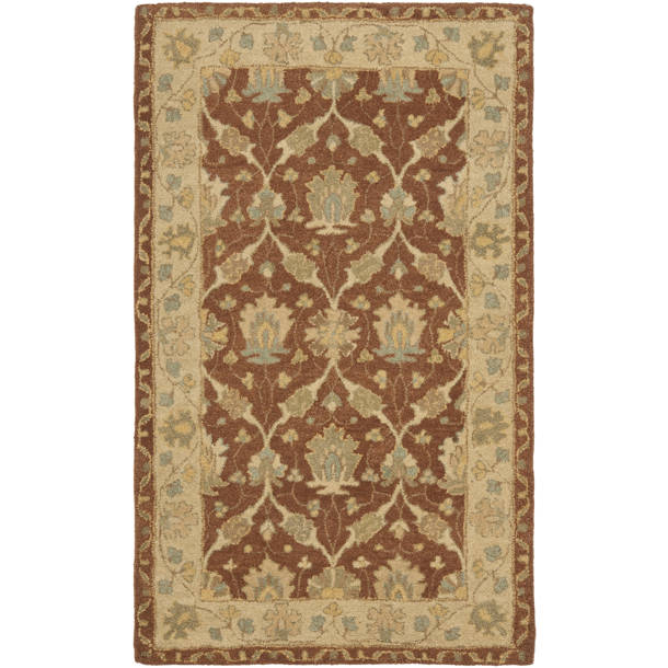 Charlton Home® Dunbar Handmade Wool Rug & Reviews | Wayfair