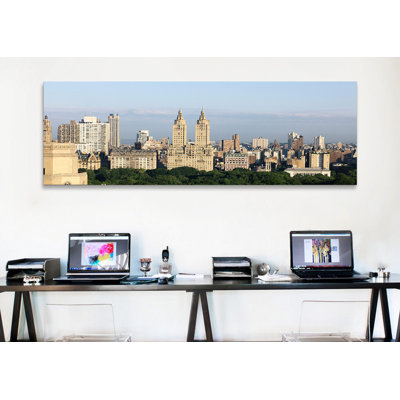 Panoramic The Dakota, the Langham and the San Remo, Central Park West, Manhattan , Manhattan, New York City, New York, USA -  Photographic Print on Ca -  Ebern Designs, 2E03866D70144195869C76578B5B5154