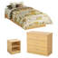 Ensemble de chambre à coucher configurable à lit plateforme simple Libra