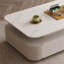 Table basse rectangulaire en bois manufacturé blanc-2032163204