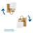 Vanduser Dimmable Bath Sconce-1204850271