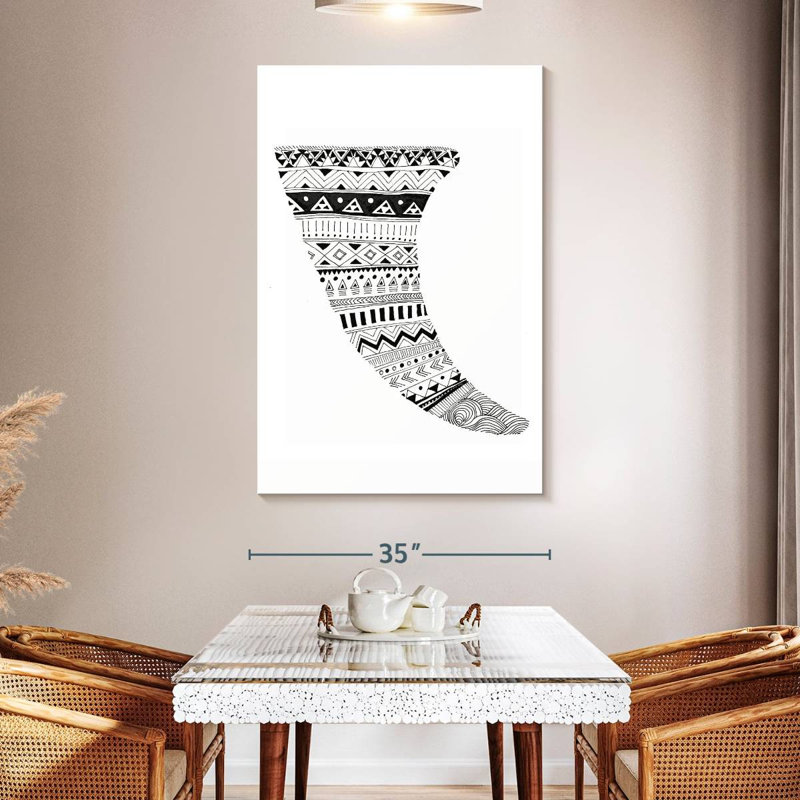 Kerner Aztec Fin, 51" H x 34" W