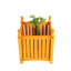 Jardinière carrée d'extérieur, idéale pour le patio et le jardin, boîte pour tous les assortiments de verdure, fleurs de bonne nature, instructions d'assemblage simples