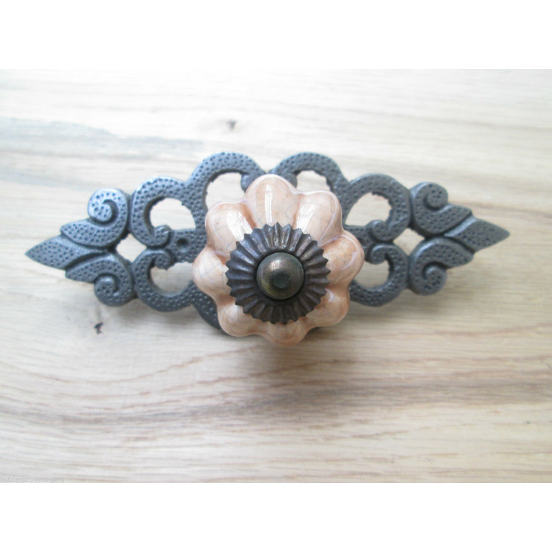 Dasher 13mm Pumpkin Novelty Knob, Pink/Antique Iron