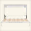 Lit escamotable mural et USB-129743566
