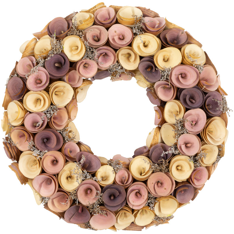 Couronne en faux bois assorti 12 po