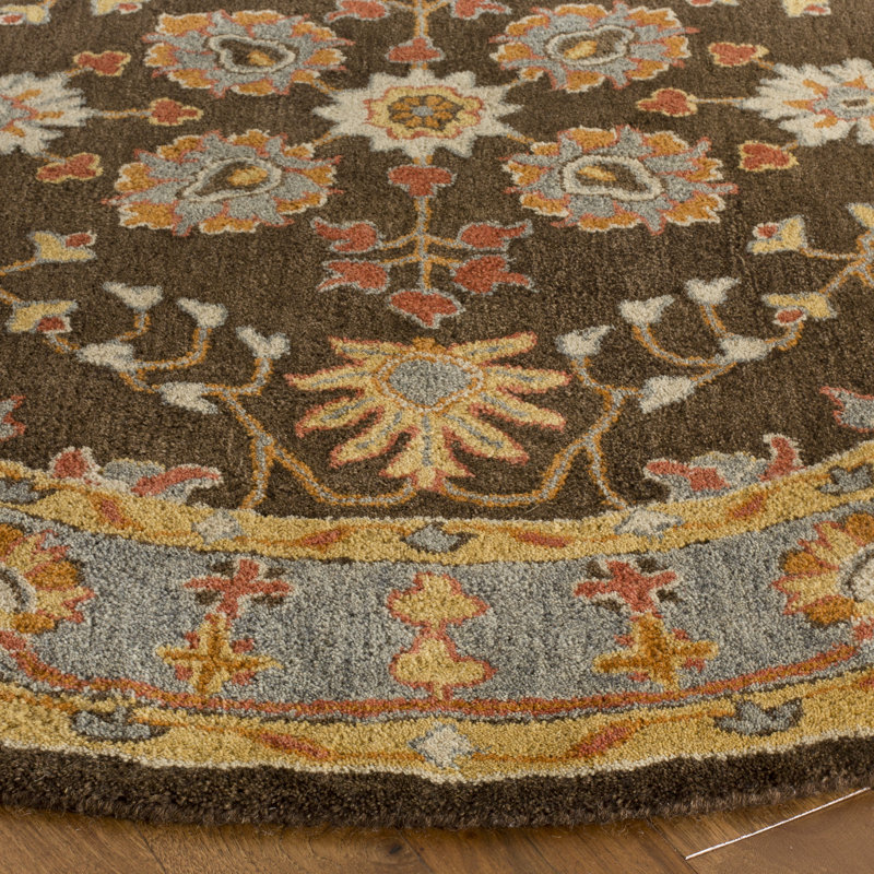 Cranmore Hand Tufted Wool Oriental Rug, Round 8'