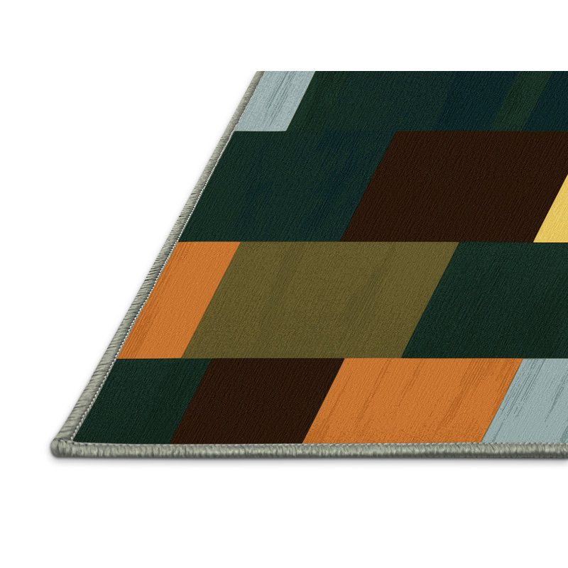 Cubist Canyon Rug, Rectangle 2' x 3'