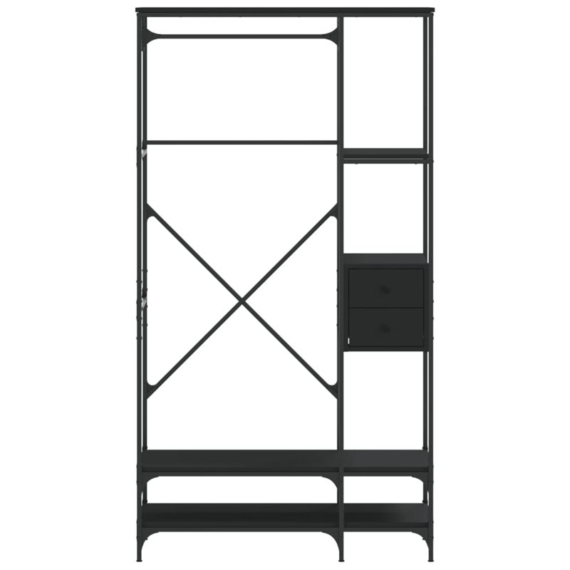 Carmie 97cm Clothing Rack, Black