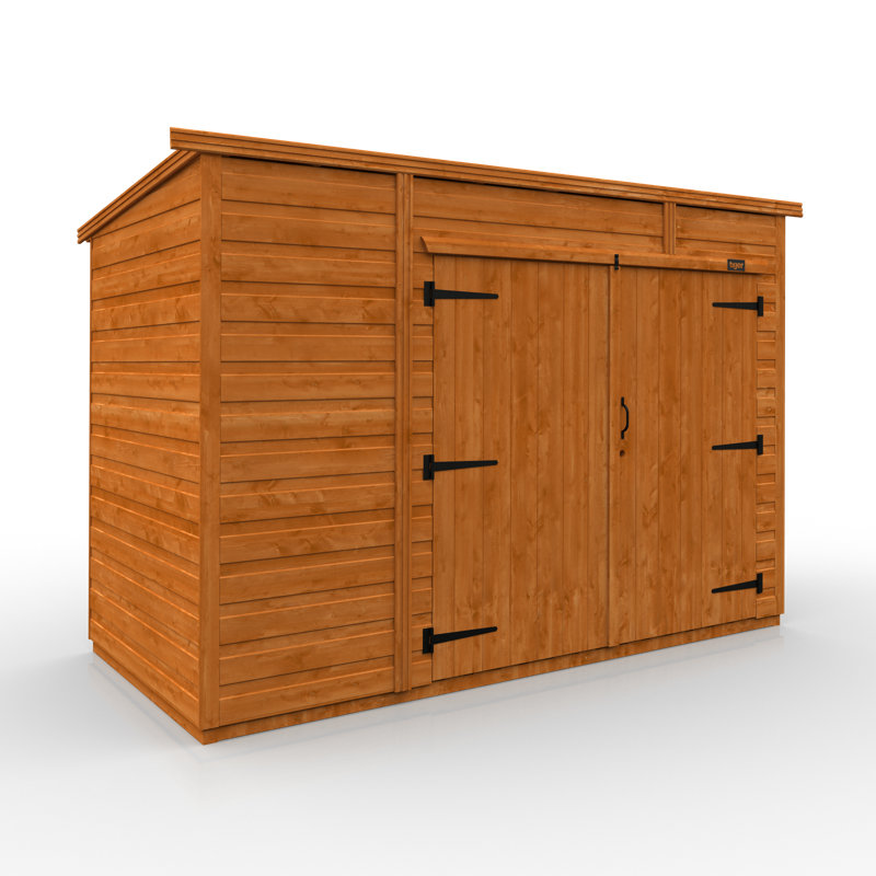 8x4w TigerFlex Shiplap Pent Bike Store